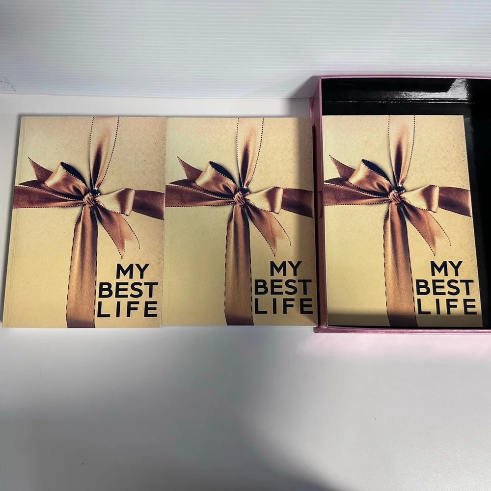 Set In Soul Pink Gold My Best Life Notebooks & Journals One Size 3 Books